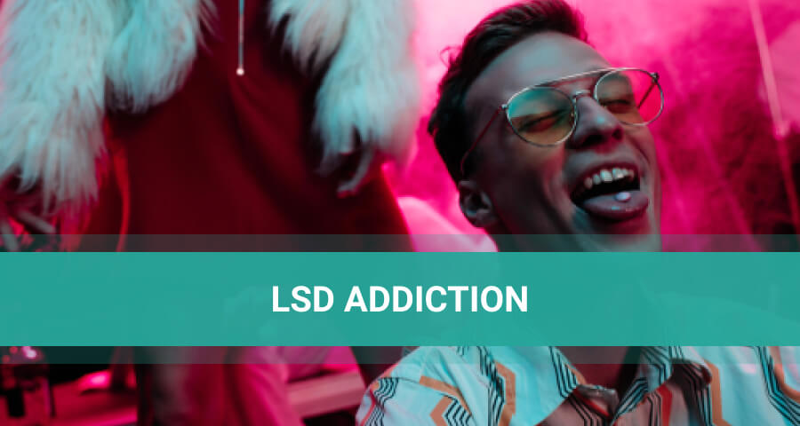 Man Taking LSD During The Party