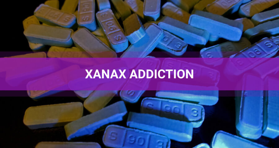 Xanax Bars On A Black Background
