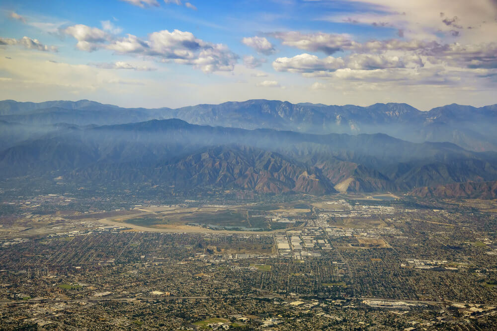 Aerial View On West Covina